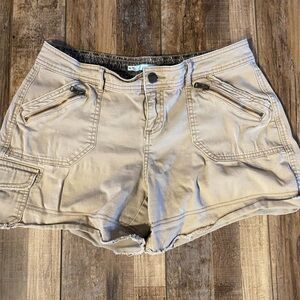 Maurices Tan Utility Cargo Shorts